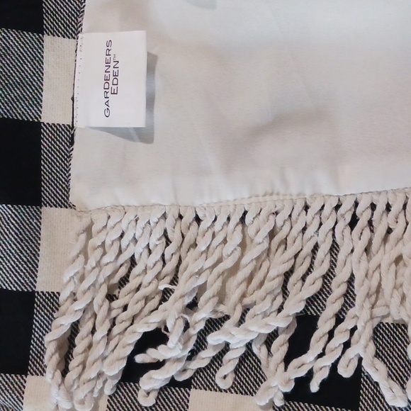 Gorgeous! Gardners Eden🌲Tree Skirt ⚜️ Buffalo Plaid Rope Fringe 🎄 Decor - Picture 13 of 15